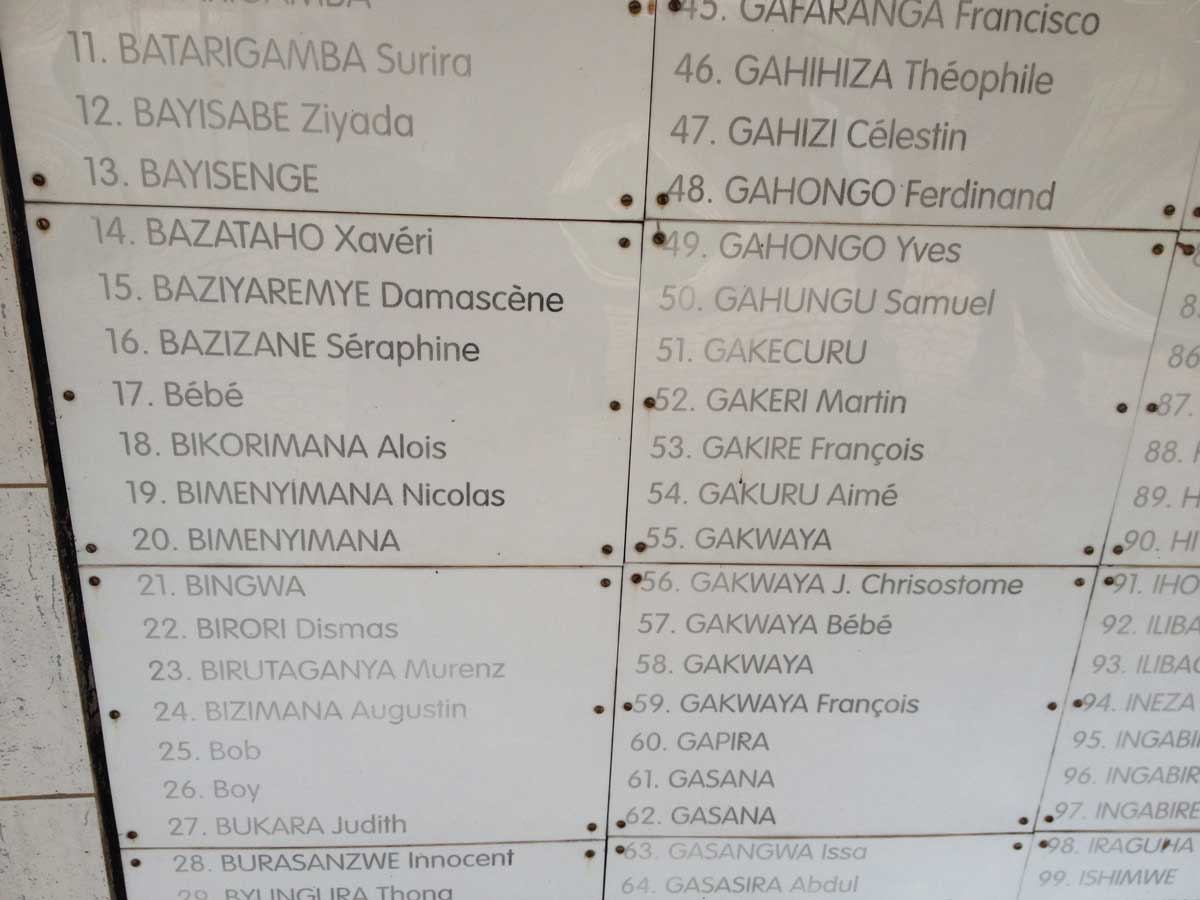 monument aux morts, Kigali