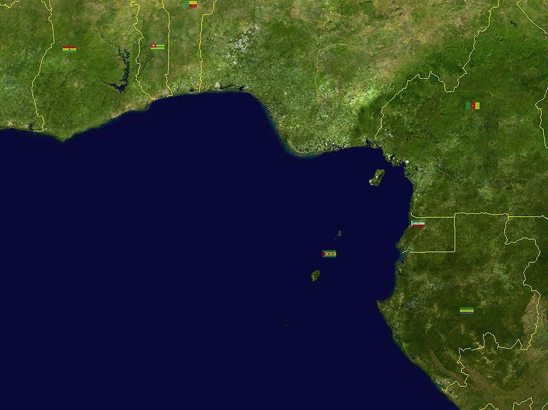 Golfe de Guinée © NASA