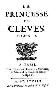 la princesse de Clèves 1678