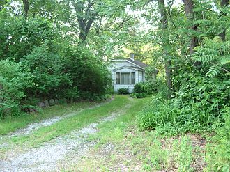 Cottage à Miller Beach où se retrouvaient Algren et Beauvoir dans l'Indiana