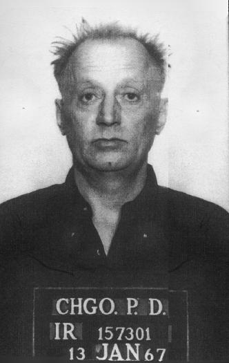 Nelson Algren, photo de police, Chicago, 1967