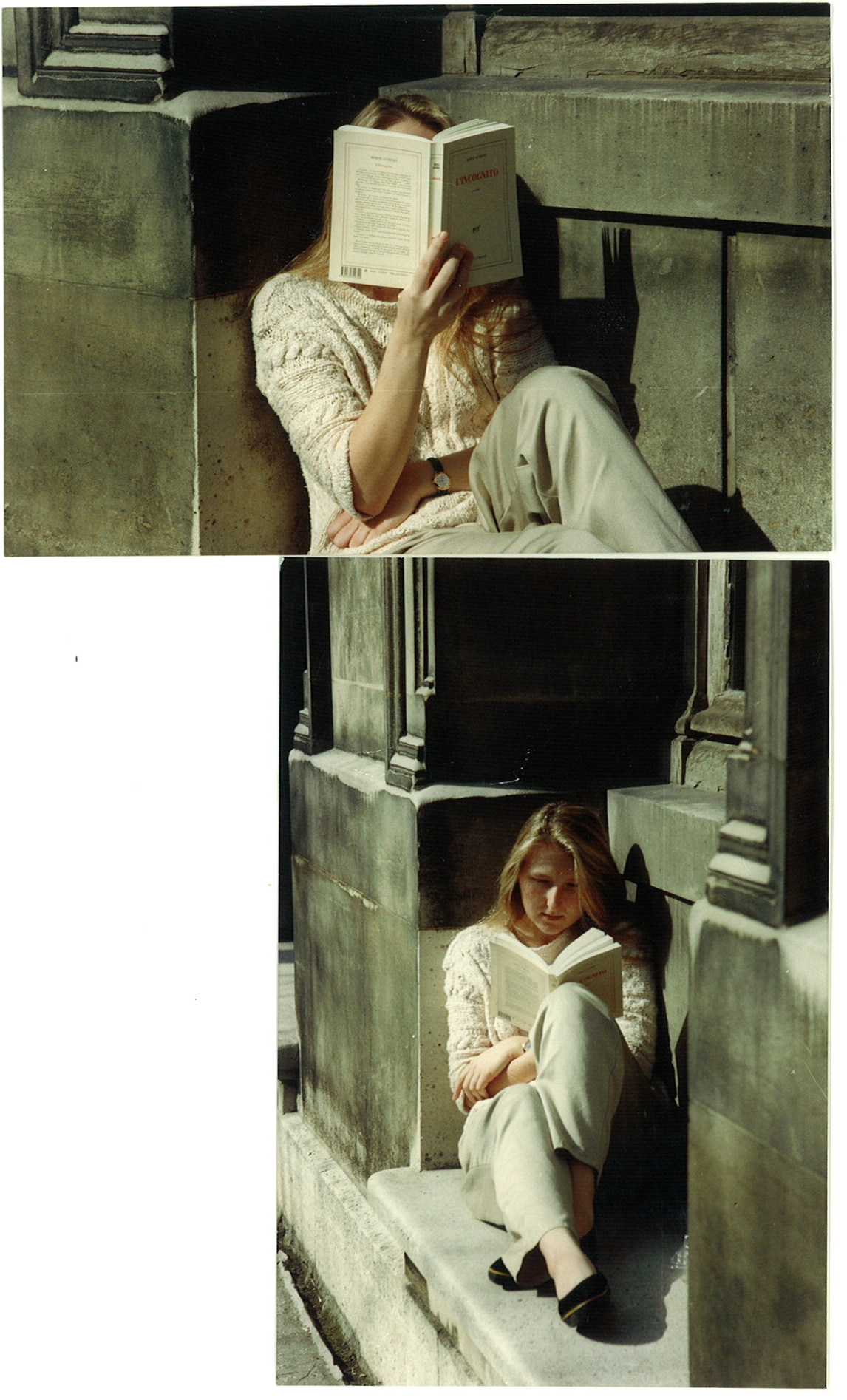 reading Guibert,1990 © Philippe Rivière